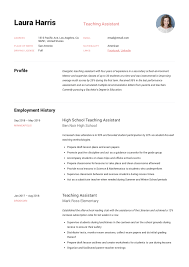 However, there are still some steps that you should take note of when designing your resume, as there are still some particular things you need to do. Teaching Assistant Resume Writing Guide 12 Templates Pdf