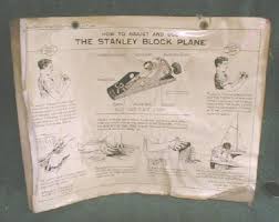 2 Old 1928 Stanley Block Plane How To Use Adjust Charts