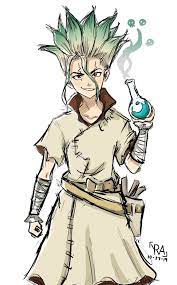 senku ishigami stone world stone art manga