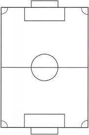 Black And White Football Pitch Template Coaching Soccer 101 Playmaker Voetbal Oefeningen Voetbal Training Voetbaltraining