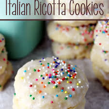 Italian Ricotta Cookies Recipe With Butter Granulated Sugar Eggs Ricotta Cheese Vanilla Extract All Purp Holiday Baking Cookies Recipes Christmas Desserts