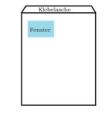 Wo der hase im pfeffer liegt, kommt hasenpfeffer auf den tisch. Wo Kommt Der Absender Empfanger Bei Einem Din A4 Umschlag Mit Fenster Links Oben Hin Post Brief Adresse