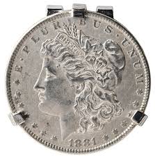 Lot Detail Elvis Presley Owned Silver Dollar Money Clip With Genuine 1881 Liberty Head Morgan Silver Dollar Coin Detailed information about the coin 5 dollars (elvis presley), marshall islands, with pictures and collection and swap management :