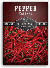 Maybe you would like to learn more about one of these? Amazon Com Survival Garden Seeds Red Hot Cayenne Pepper Seed For Planting Packet With Instructions To Plant And Grow In Your Home Vegetable Garden Non Gmo Heirloom Variety Garden Outdoor