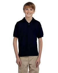 gildan g880b youth dryblend 50 50 jersey polo