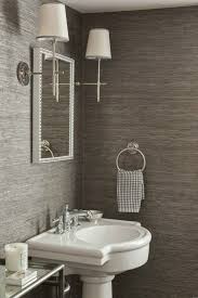 28 Powder Room Ideas Decoholic Powder Room Design Bathroom Wallpaper Transitional Bathroom Design