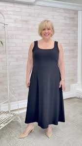 Kathie Donovan stuns in the Sympli Square Neck Fit and Flare Dress, made to  flatter her hourglass curves! Chic, comfy, and confidence boosting, the  perfect petite look! 💃🔥🥂, What outfit makes you feel ...