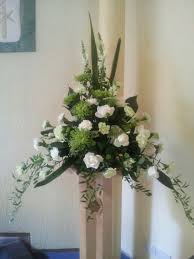 Church Pedestal Large Flower Arrangements Altar Flowers Church Flower Arrangements