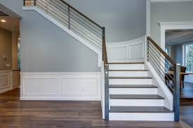 Install chair rail and quarter round on beadboard wainscoting; Add Architectural Detail With Wainscoting