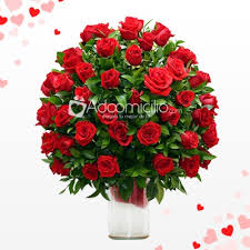 Regala flores cdmx y las principales ciudades de méxico. Hermoso San Valentin Arreglo Rosas Rojas Redondo A Domicilio En Medellin