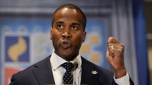 James apologizes for 'terrible mistake' of letting swastika in Senate ad