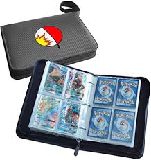 Get it monday, mar 29. Amazon Com 400 Pockets Trading Card Sleeves Carrying 4 Pocket Binder Album Pages Card Collector Coin Holders Wallets Sleeves Set For Pokemon Trading Cards Toys Games