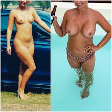 43(f) wife naked in public then & now | Scrolller