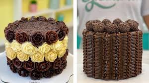 Just be sure to follow her instructions, because. Amazing Cake Decorating Tutorial For Holiday Most Satisfying Chocolate Cake Decorating Ideas Cooking Shows