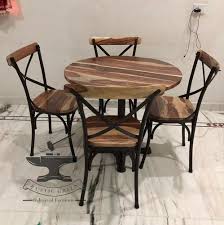 The size of your coffee table will depend on the size of your sofa and the space you are adding it to. Rustic Green Standard Height Antique Cafe Table Set For Cafe Bar And Hotels Rs 12300 Set Id 17002714448