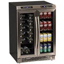 avanti 19 bottle french door wine and beverage cooler wbv19dz refrigerator center plywood island countertop