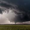 Tornadoes are vertical funnels of rapidly spinning air. 1