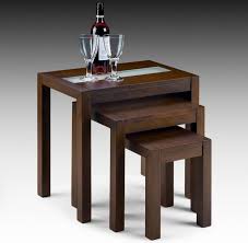 The santiago coffee table integrates into any interior and fits with all styles: Julian Bowen Santiago Wenge Nest Of Tables Spark Shopping