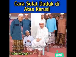 Penjelasan cara solat atas kerusi ustazah thaniah. Cara Solat Duduk Di Atas Kerusi Youtube