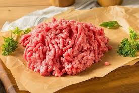 لحم مفروم احمر عادي