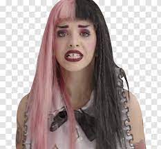 Purple hair is a trend with which blondes are more fortunate: Melanie Martinez Hair Coloring Black Tumblr Transparent Png