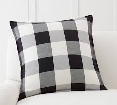 Black And White Buffalo Plaid Pillows Buffalo Check Plaid Pillow Cover In 2020 Buffalo Plaid Pillows Plaid Pillow Covers Buffalo Check Pillows