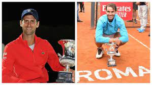 Novak djokovic takes on rafael nadal in the french open final live on eurosport platforms at 2pm on sunday. Rome Tennis Masters Rafa Nadal Vs Novak Djokovic In The Italian Open Final Their Head To Head Record Marca