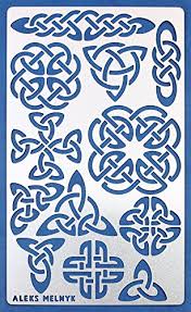 Touch device users, explore by touch or with swipe gestures. Aleks Melnyk 32 Metal Journal Stencil Celtic Knot Wicca Irish Stencil 1 Pcs Template For Painting Wood Burning Pyrography Wood Carving For Embroidery Quilting Scandinavian Viking Symbol Buy Online In Antigua And Barbuda At Antigua Desertcart