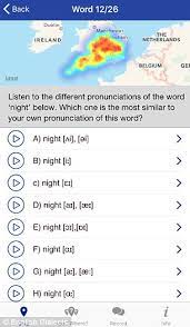 Can you pick the one letter in each of the following spanish words that contains an accent? English Dialects App Guesses Where Your Accent Is From Daily Mail Online