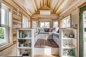 Modern lighting adds a refined polish, while dried flowers hanging from the wall create a romantic air in the space. Gallery A Look At The Tiny House Movement S Most Impressive Interiors