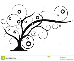 Black And White Simple Tree Clip Art Abstract Tree Growing Clip Art Abstract Tree Tree Drawing Small Easy Drawings