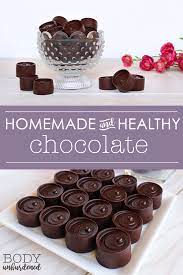 The 4 Ingredient Homemade Healthy Chocolate That Will Change Your Life Homemade Healthy Chocolate Chocolate Recipes Homemade Healthy Chocolate Recipes