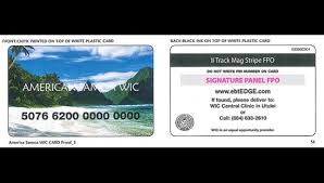 Remember to bring the ewic card with you to every wic appointment. Ewic Cards Promise To Make Life Easier For American Samoa Participants American Samoa Samoa News