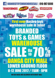 Has | complete hasbro inc. Hasbro Toys Warehouse Sale Up To 70 Off At Johor Bahru Malaysia From 8 12 Jun 2017