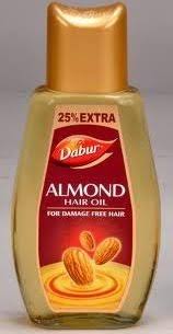 I mix all three of them and leave them in my hair for about 3 hours ( i heard that leaving it overnight might leave red spots in. 6291069651089 Dabur Vatika Almond Hair Oil 300ml