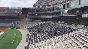 tdecu stadium 100 level sideline football seating