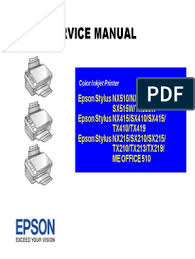 Epson stylus sx515w logiciel installation. Epson Stylus Nx510 Service Manual Printer Computing Image Scanner
