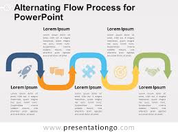 Occurring by turns or in succession a fabric with alternating red and blue stripes … they lacked experience with volcanoes such as st. Alternating Flow Process Diagram For Powerpoint Presentationgo