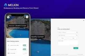 Melkin Booking And Reserve Form Wizard By Ansonika On Envato Elements Booking Template Site Website Template Design