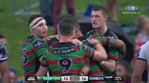 Round 17 continues tonight when the south sydney rabbitohs host the north queensland cowboys at stadium australia. Nrl Highlights South Sydney Rabbitohs V North Queensland Cowboys Round 16 Youtube