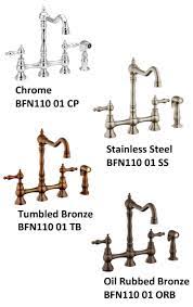 Replacing a faucet cartridge is an economical alternative to replacing the entire faucet fixture and a dripping faucet wastes both water and energy. Belle Foret Bfn11001cp Bridge Faucet Review Kitchen Faucet Reviews Pro
