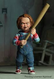 Wanna plaaaaaaay? took a level in badass: Neca S 2017 2018 Ultimate Chucky Action Figure Child S Play 1 Chucky Possessed Face W Bat Chucky Neca Kids Playing