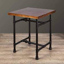 Why buy a tube or pipe notcher from baileigh industrial? 24 Inch Industrial Rustic Iron Pipe Entry Table End Table Coffee Table Side Table Metal Legs Bar Table Home Set Living Room Set Dining Room Buy Online In Antigua And Barbuda At Antigua Desertcart Com Productid