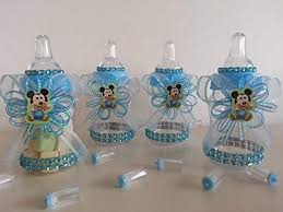 Amazon Com 12 Baby Mickey Mouse Fillable Bottles Baby Shower Favors Prizes Boy Decorations Baby Mickey Mouse Baby Shower Baby Shower Favors Baby Mickey
