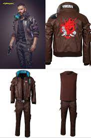 Cyberpunk 2077 Leather Jacket Samurai Character V Bomber Men Women Takerlama Jackets Men Bomber Jacket Unique Jackets