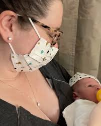 Evelyn "Evie" Fiadh Culp, 6lbs 13oz, 20.25" , March 17, 2023 🍀, Evie  entered our world with all her wild spirit this St. Paddy's Day and we  could not be more in love., After a scary NST, continued ...