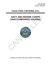 cancelled facilities criteria fc navy and marine corps