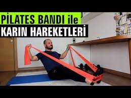 397 Pilates Bandi Ile Karin Hareketleri Youtube Pilates Pilates Egzersizleri Karin Egzersizleri