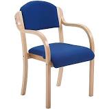Lounger grau armlehne esszimmerstuhl retro flachgewebe. 88 06