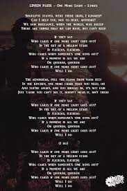 Linkin park — nobody can save me (one more light 2017). Linkin Park One More Light Lyrics Metals And Wheels Linkin Park Park Quotes Great Song Lyrics